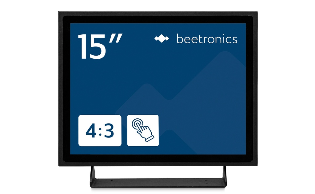 Beetronics 15 Zoll Touchscreen Metall (4:3)
