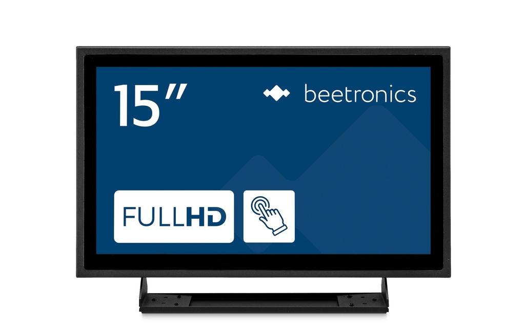 Beetronics 15 Zoll Touchscreen Metall