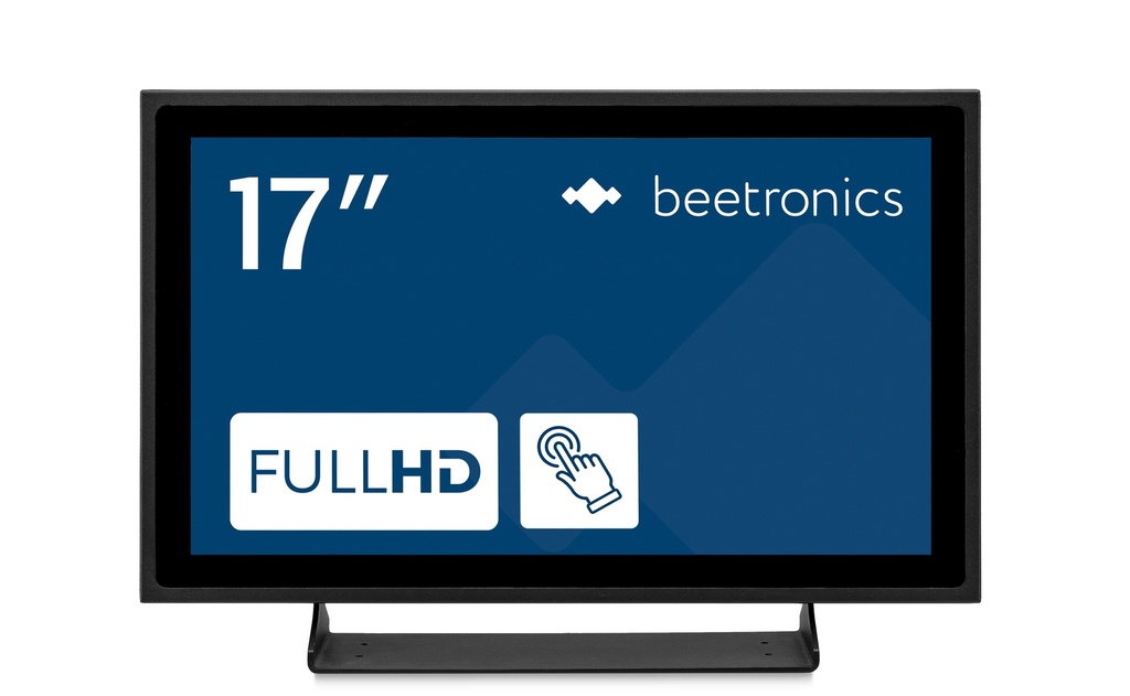 Beetronics 17 Zoll Touchscreen Metall