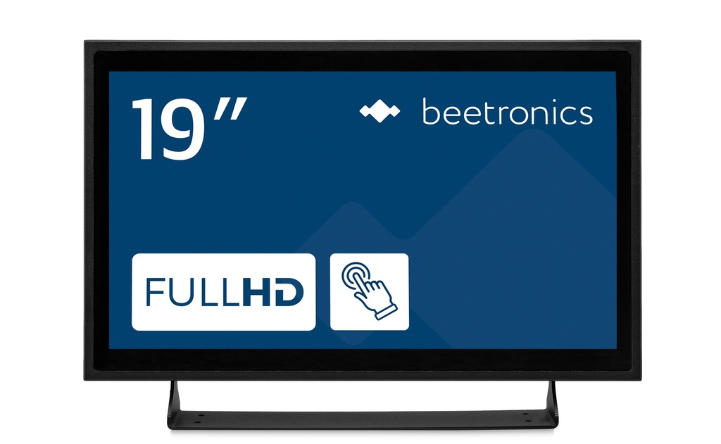 Beetronics 19 Zoll Touchscreen Metall