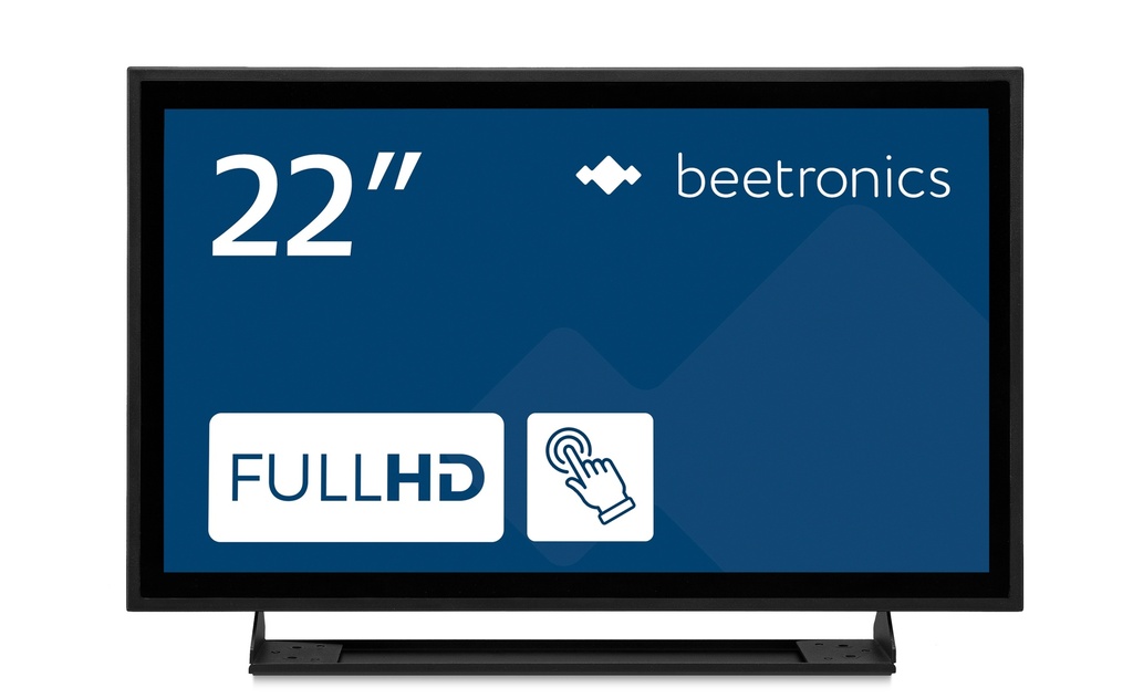 Beetronics 22 Zoll Touchscreen Metall